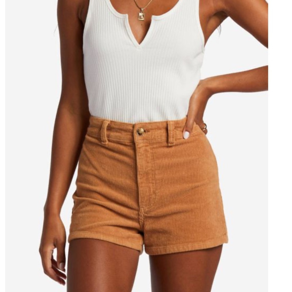 Billabong High-Waisted Corduroy Shorts